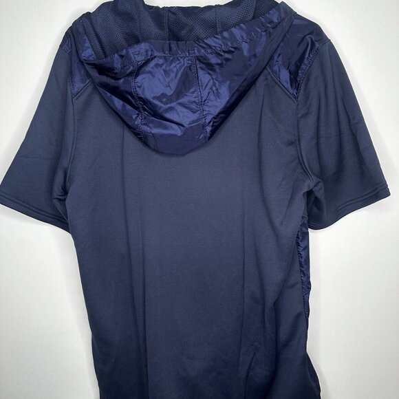 Under Armour Men's Command Short Sleeve Hoodie Navy Blue NEW Mens Medium - Picture 4 of 4